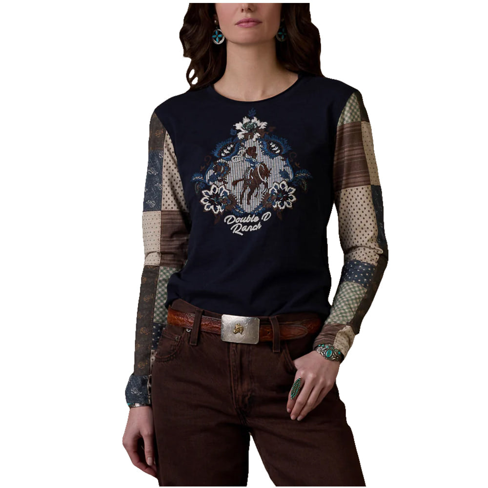 Double D Ranch Apparel Double D Ranch Women's Carbon Texas Snowball Tee
