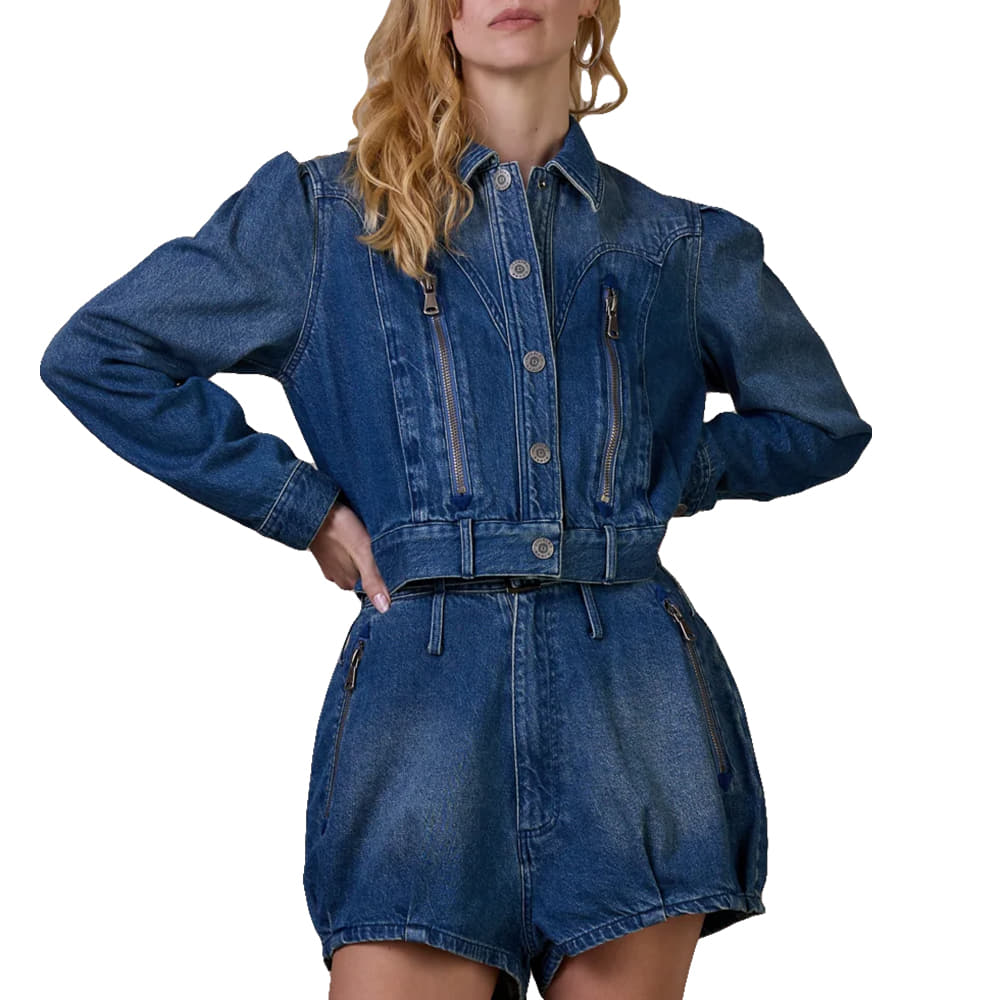 Double D Ranch Apparel Double D Ranch Women's Denim Spur Line Jacket