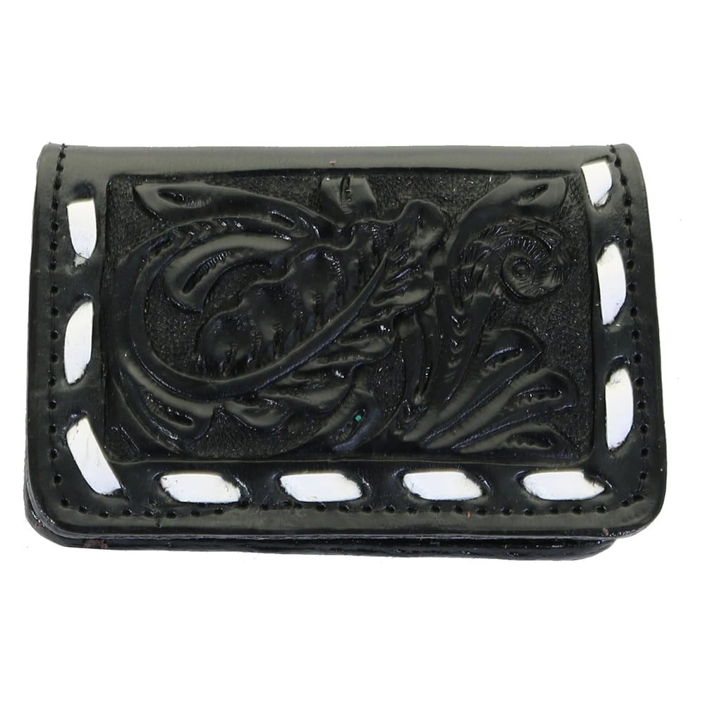 Double J Saddlery Other Double J Saddlery Poppy Business Card Holder with White Buckstitch