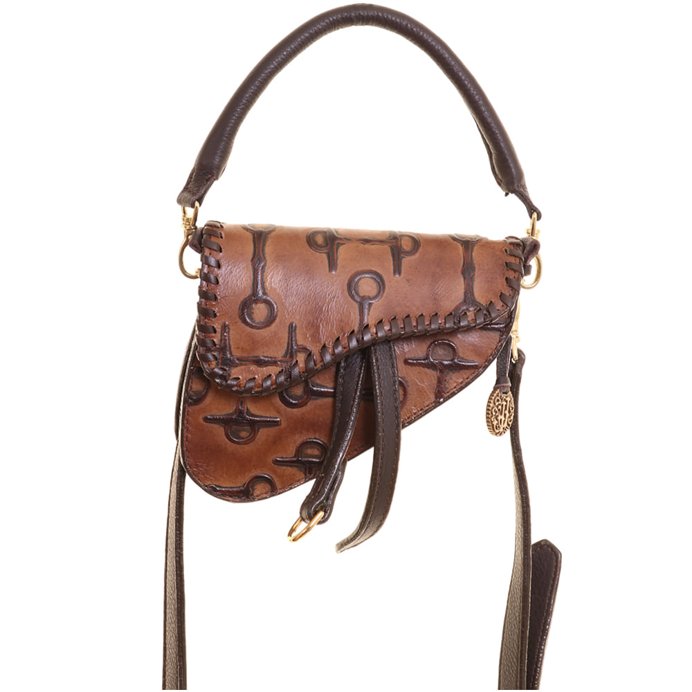 Double J Saddlery Other Double J Saddlery Saddle Purse in Caramel Bits Leather