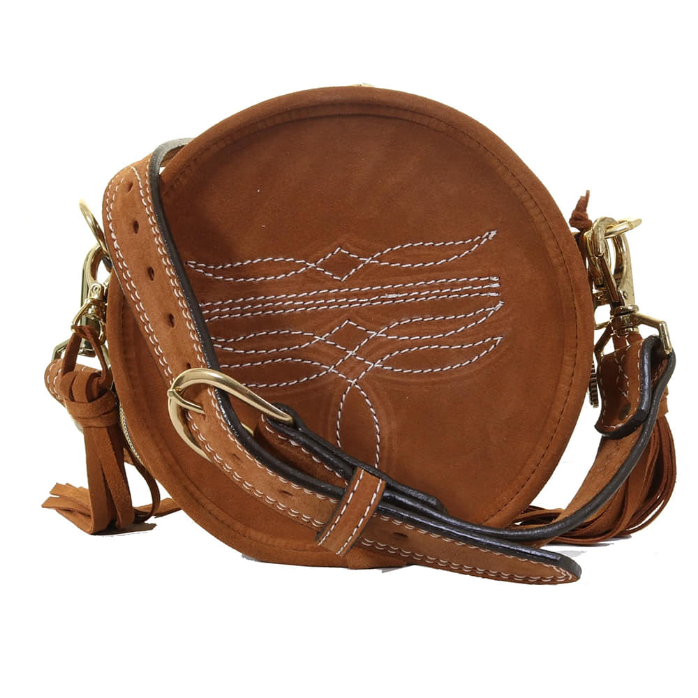 Double J Saddlery Other Double J Saddlery Toast Suede Circle Tote
