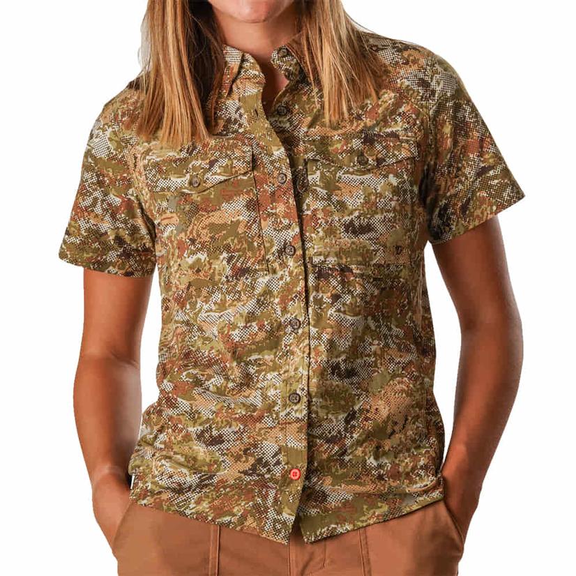Duck Camp Apparel Duck Camp Midland Lightweight Short Sleeve Women's Button-Down Shirt