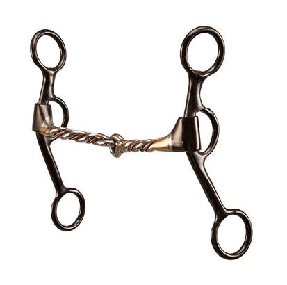 Dutton Bits Tack Dutton 6" Cheek Twisted Snaffle Bit