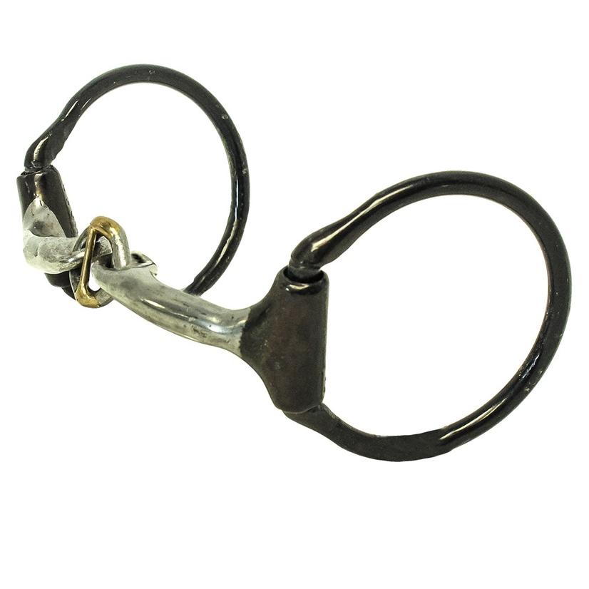 DUTTON BITS Tack Dutton D Ring Copper Inlaid Snaffle Bit