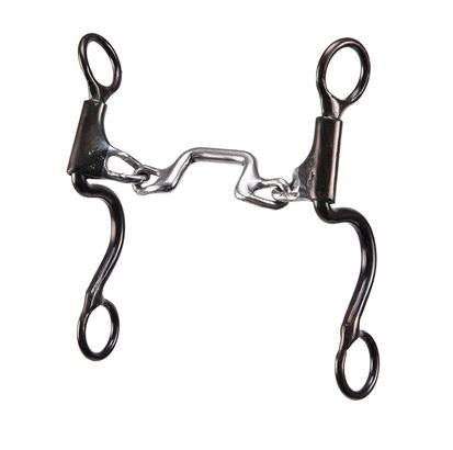 Dutton Bits Tack Dutton Short S Cheek Square Ported Chain Bit