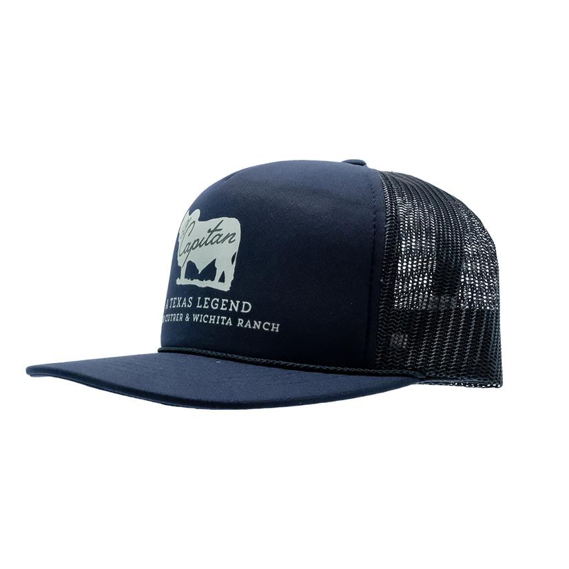 El Capitan Hats OSFA / NAVY El Capitan Navy A Texas Legend Cap