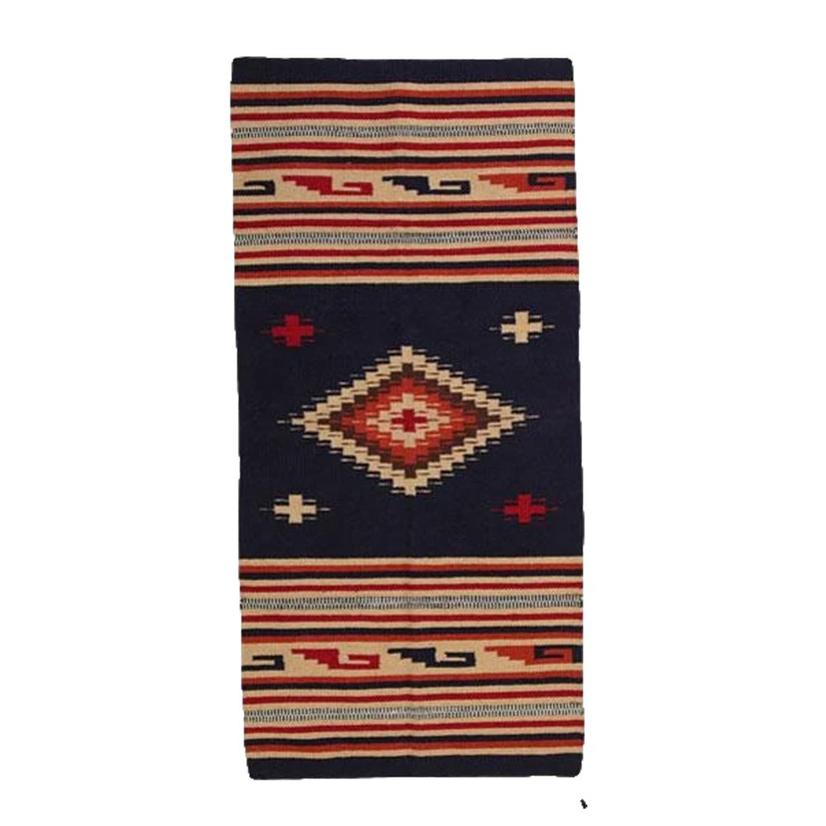 El Paso Saddle Blanket Home Decor Multi / 20X40 El Paso Handwoven Hacienda Rug H59