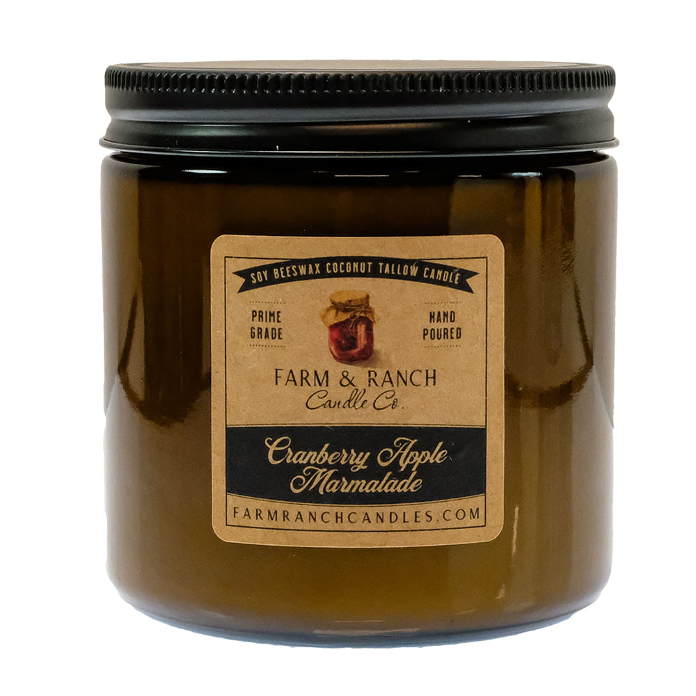 Farm and Ranch Candle Co. Home Decor Farm and Ranch Candle Co. Cranberry Apple Marmalade Candle 12oz