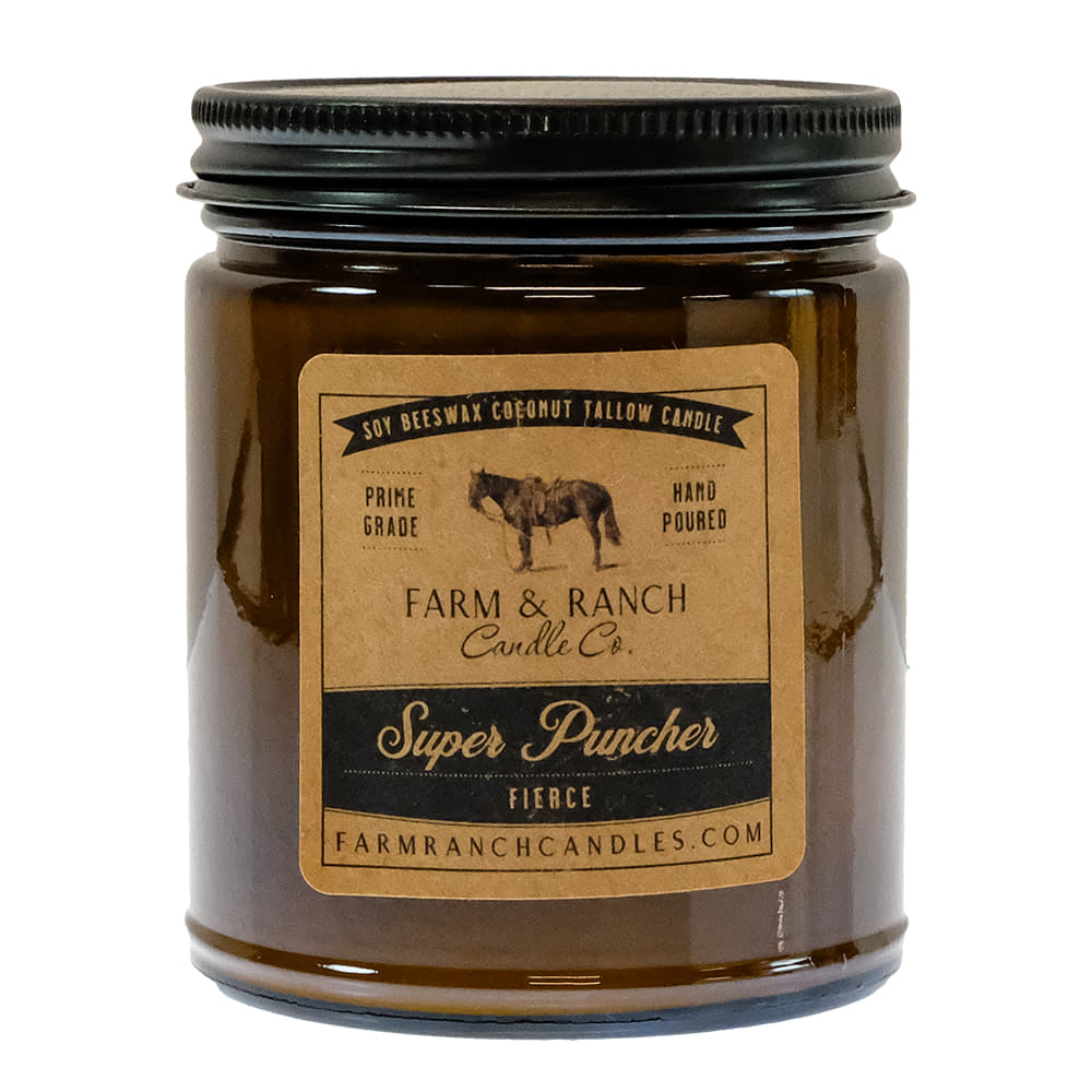 Farm and Ranch Candle Co. Home Decor Farm and Ranch Candle Co. Super Puncher Candle with Fierce Scent Scent