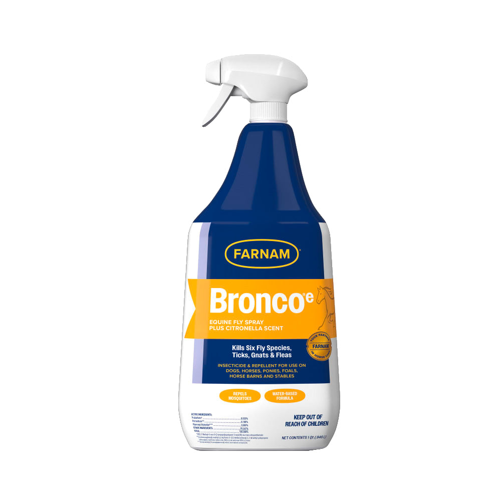 Farnam Supplies 32oz Bronco E Fly Spray 32oz