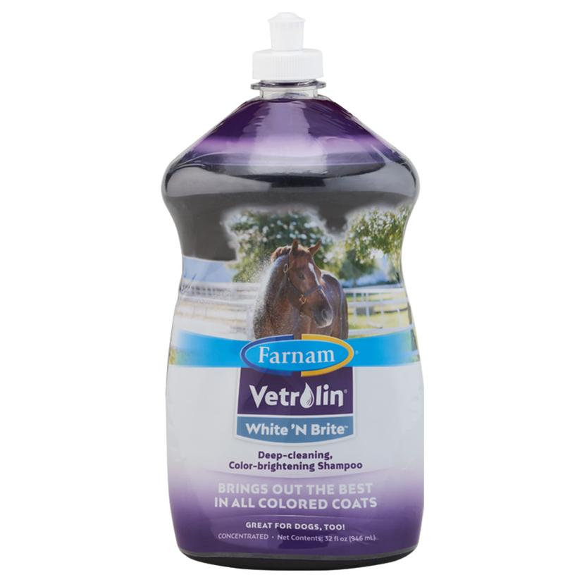 Farnam Supplies 32oz Farnam Vetrolin White 'N Brite Shampoo 32oz