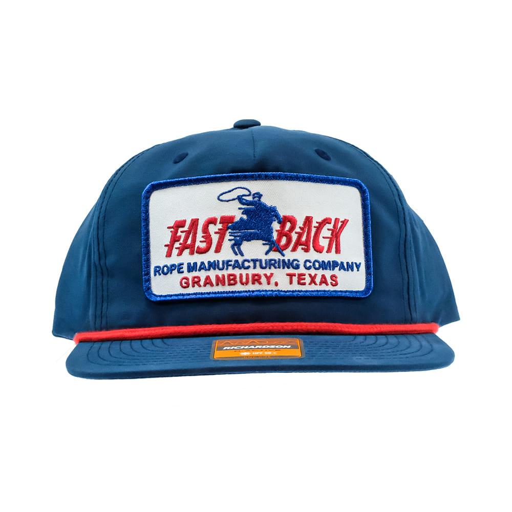 Fast Back Hats OSFA / NAVY Fast Back Navy Retro Logo Cap