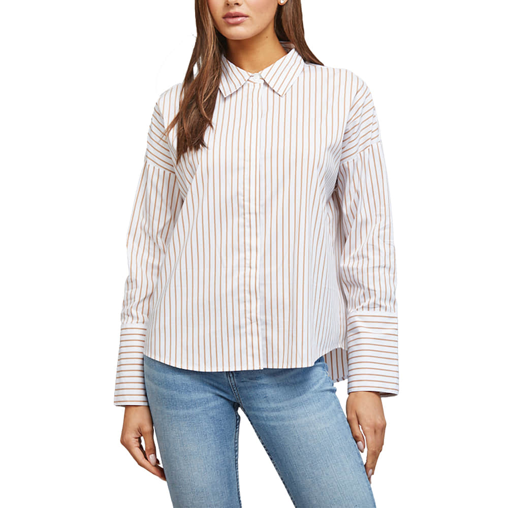 Fate Apparel Striped Button Down Shirt