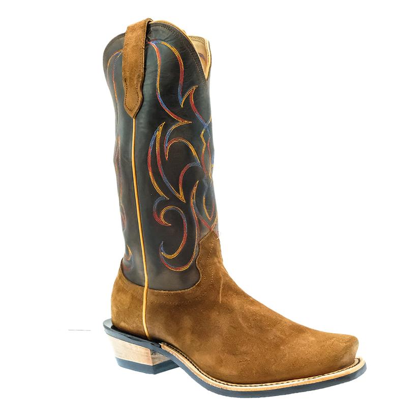 Fenoglio Footwear Fenoglio Brown Chili Rough Out Chocolate Fuji Men's Boots