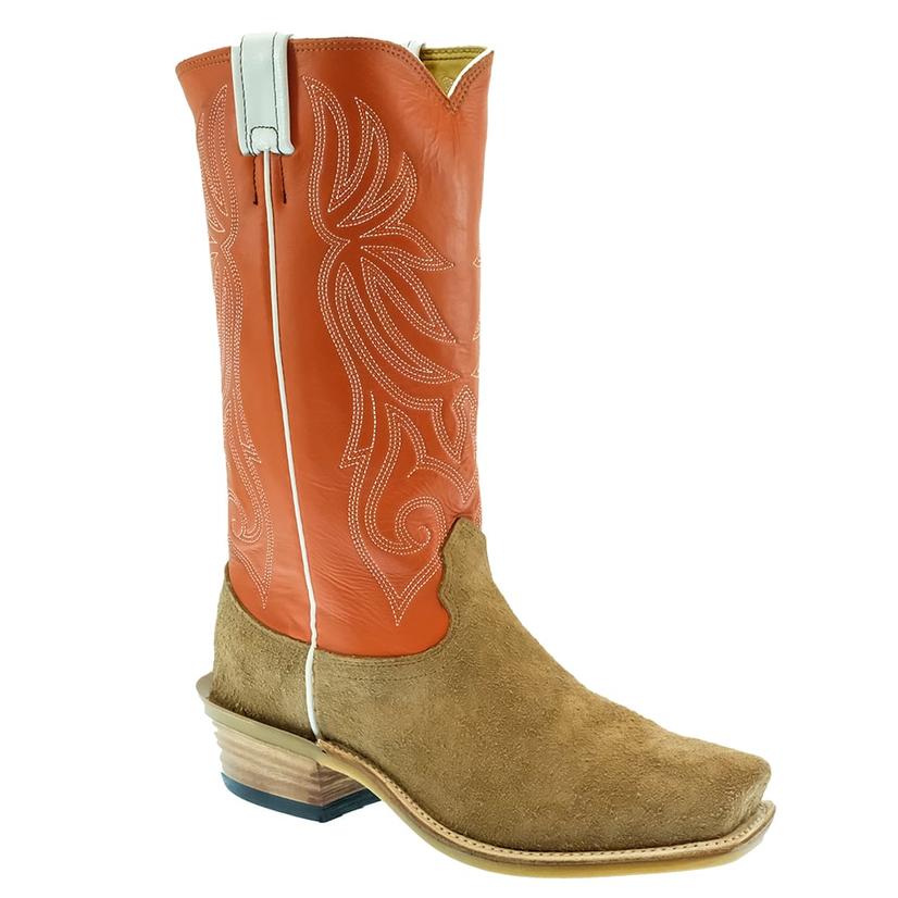 Fenoglio Footwear Fenoglio Light Rowdy Rough Out Orange Top Men's Boots
