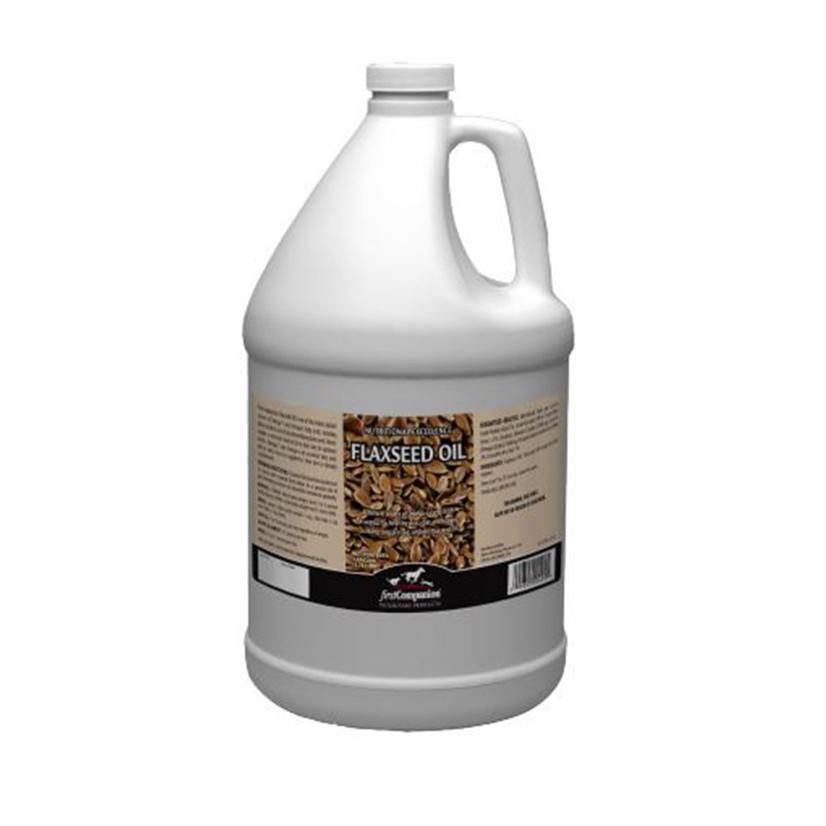 First Companion Supplies Gallon First Companion Flaxseed Oil 1 Gallon
