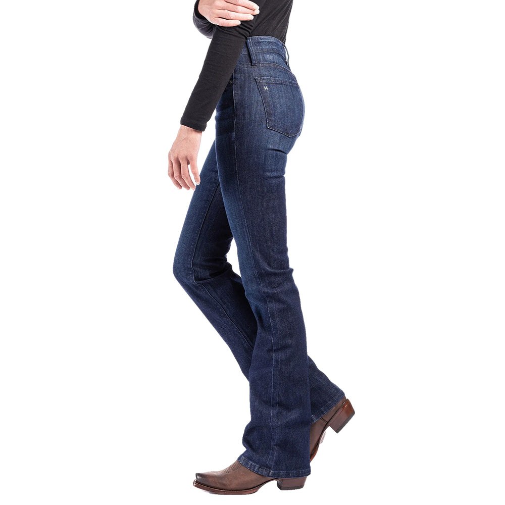 Haala Denim Apparel Haala Denim Women's Venice Bootcut Jeans in Deep Ocean Navy