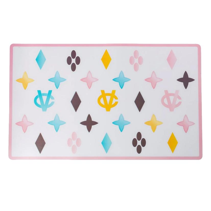 Haute Diggity Dog Supplies Multi Haute Diggity Dog White Chewy Vuiton Dog Bowl Mat