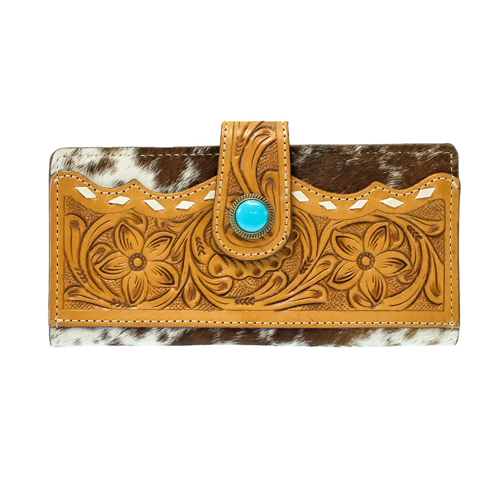 Haute Southern Hyde Other Haute Southern Hyde The Remington Cowhide Leather Tooled Wallet