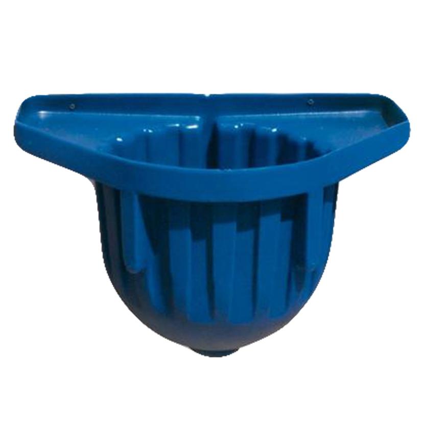 High Country Plastics Supplies 23X15X14 / BLUE Corner or Flat Wall Feeder