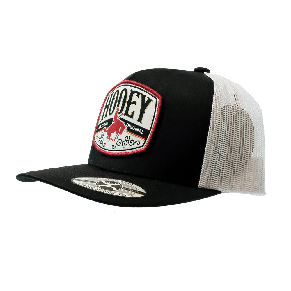 Hooey Hats Hooey Black and White Salado Patch Cap
