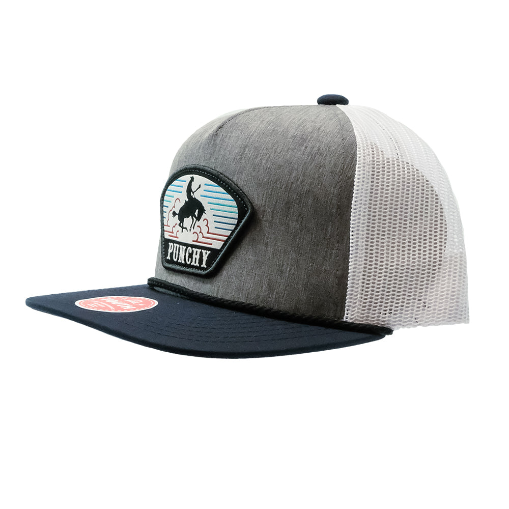 Hooey Hats Hooey Youth Grey and White Cavvy Cap