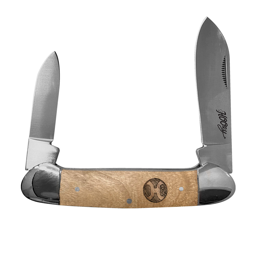 Hooey Knives Hooey Natural Wood Canoe Knife