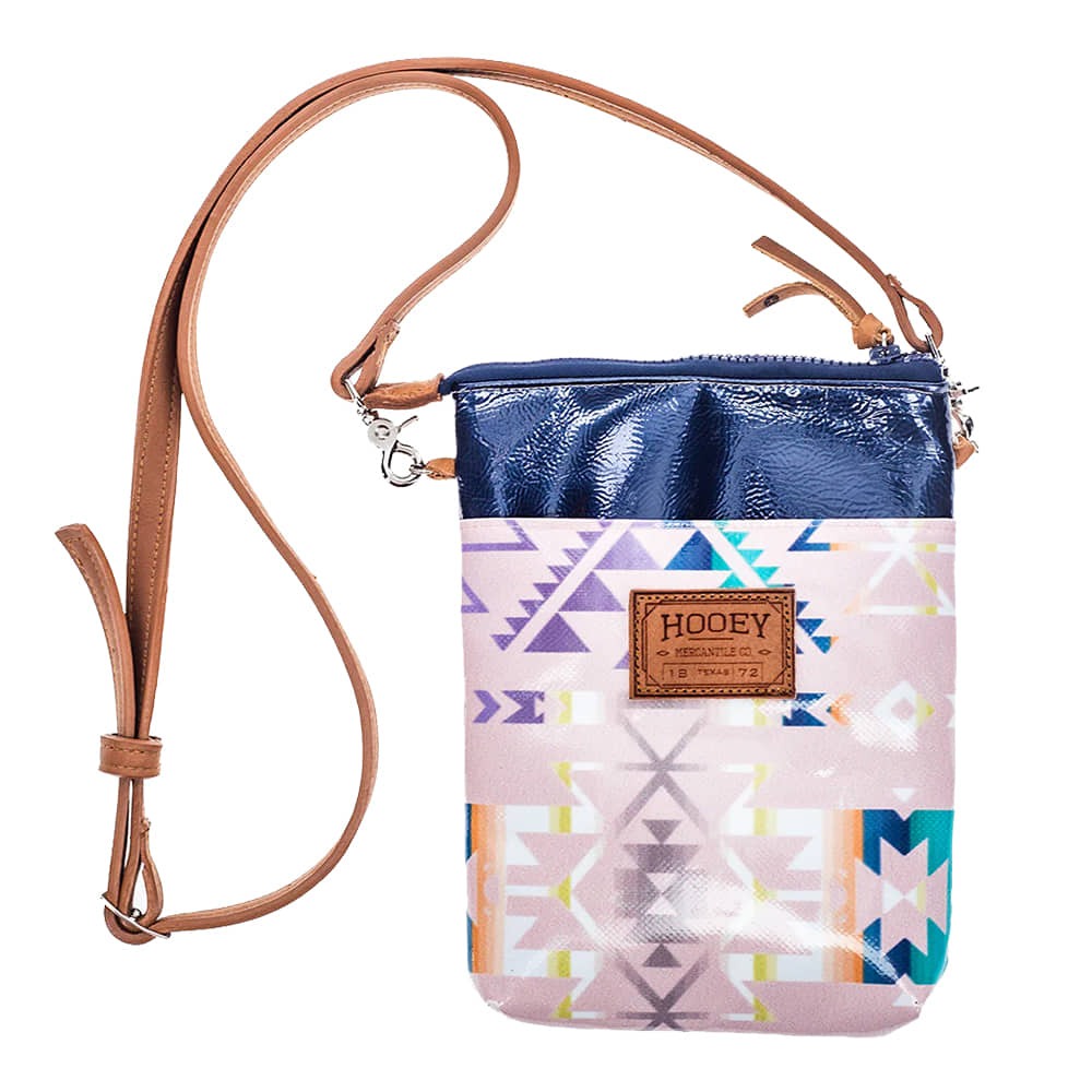 Hooey Other Multi Hooey Women's Pink Navy Monterrey Wanderer Crossbody