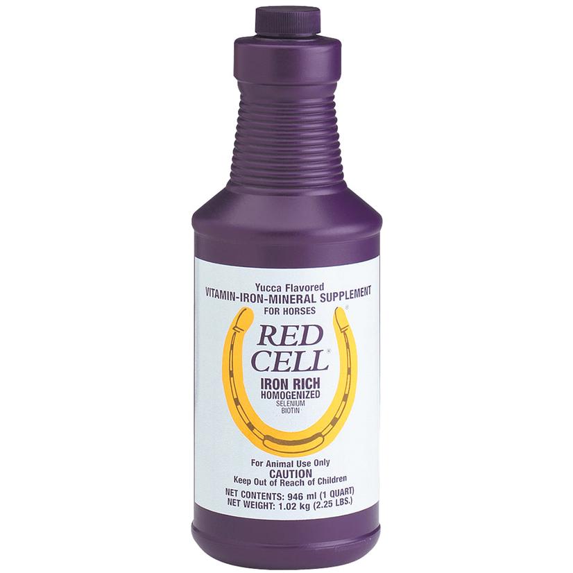Horse Health Products Supplies 32oz Red Cell Iron Rich Supplement 32OZ