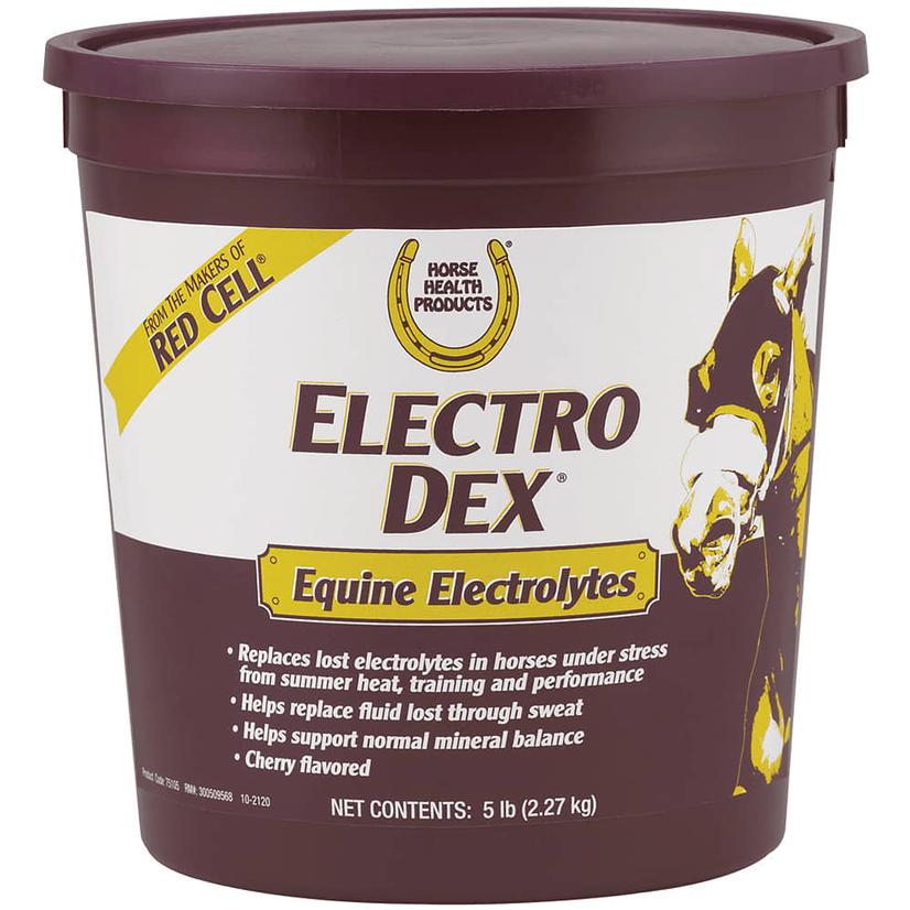 Horse Health Products Supplies 5lb Horse Health Electro Dex Electrolytes 5 lb. Pail