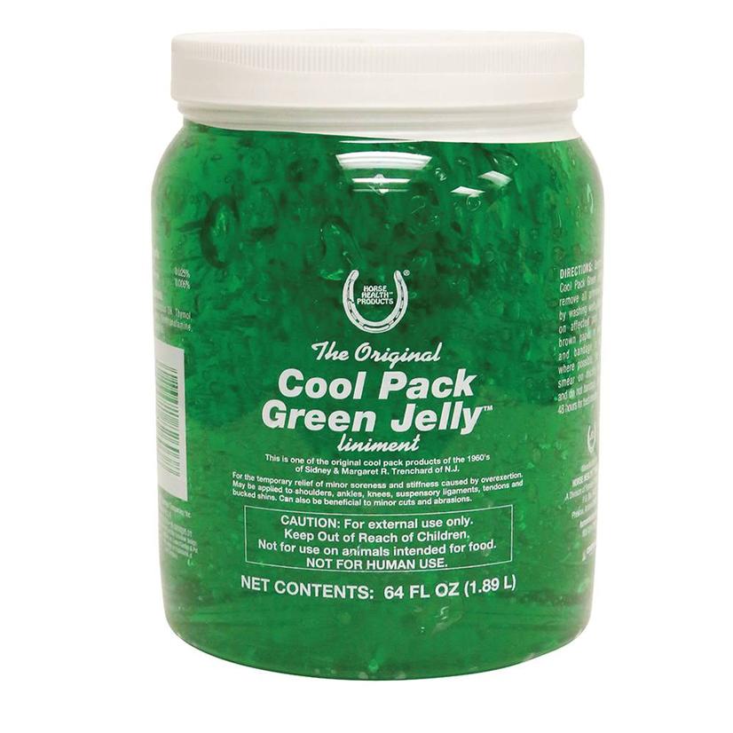 Horse Health Products Supplies 64oz Cool Pack Green Jelly 64 Oz.