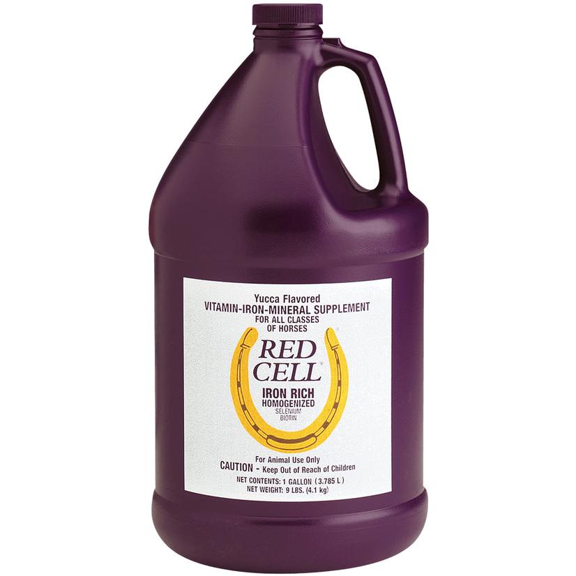 Horse Health Products Supplies Gallon Horse Health Products Red Vitamin Iron Liquid Mineral Supplement - Gallon
