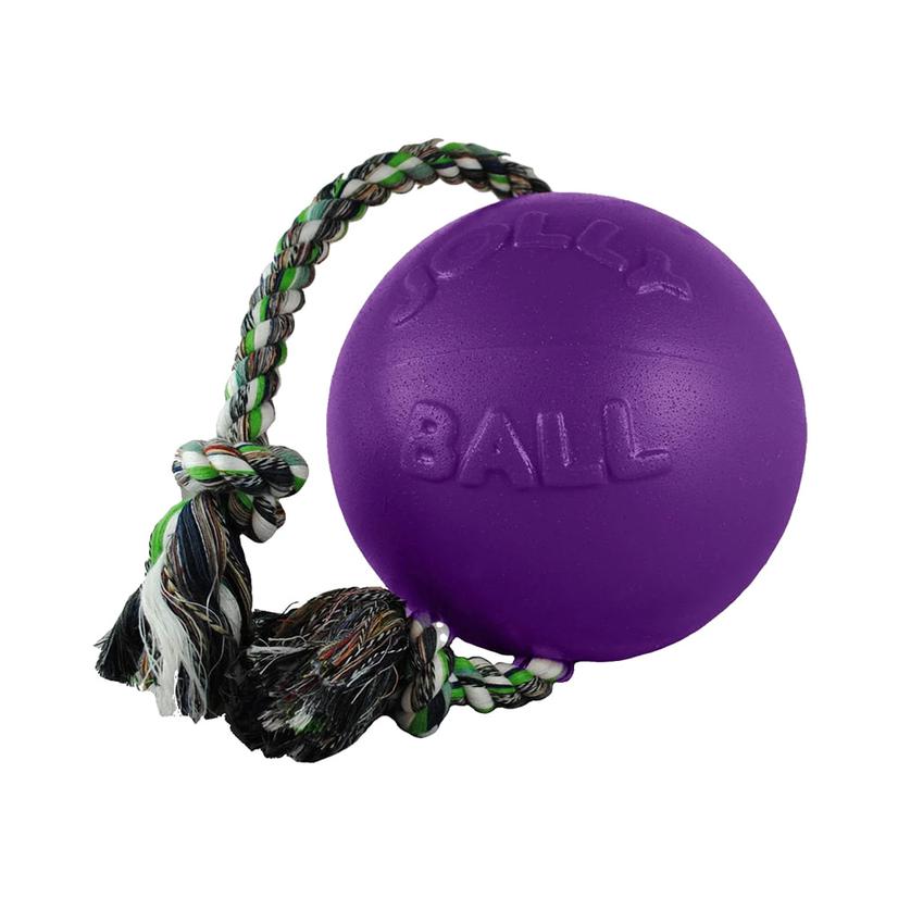 HORSEMEN`S PRIDE Supplies 4.5" / Purple Jolly Pets Romp N Roll 4.5" Dog Toy Small