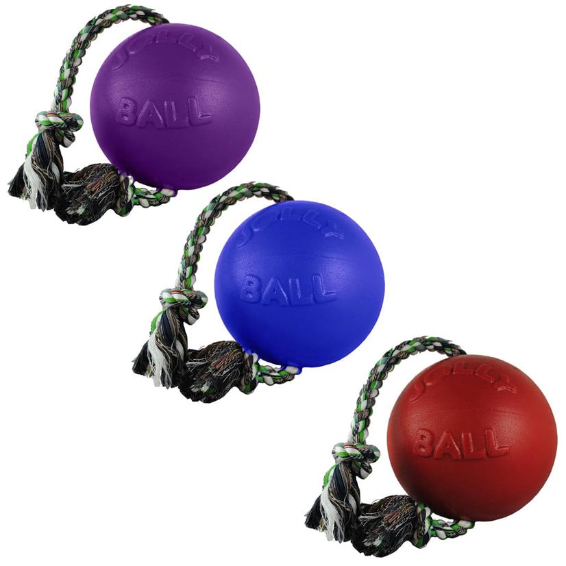 HORSEMEN`S PRIDE Supplies Jolly Pets Romp N Roll 4.5" Dog Toy Small