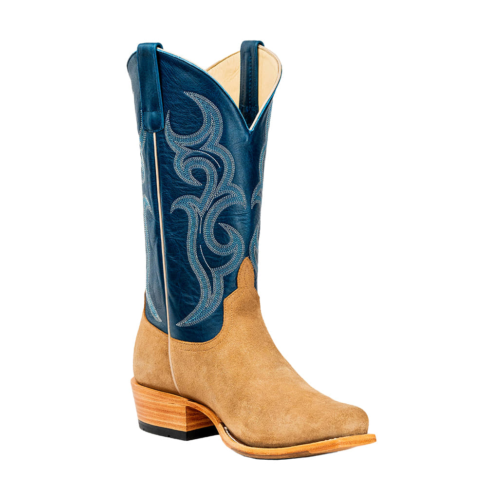Horsepower Footwear Horsepower Top Hand Men's Blue Rough Out Boots