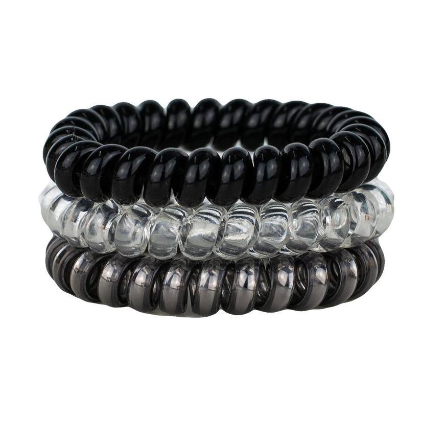 Hotline Hair Ties Other Black Diamond Metallic Hair Scrunchies