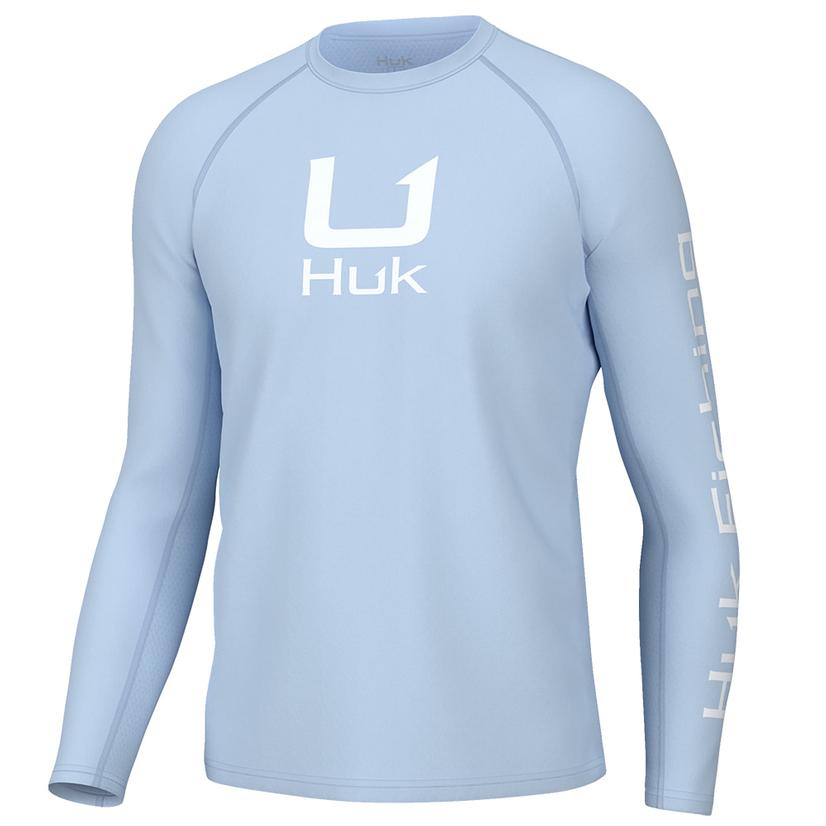 Huk Apparel Huk Ice Water Icon Crew Long Sleeve Men's Shirt