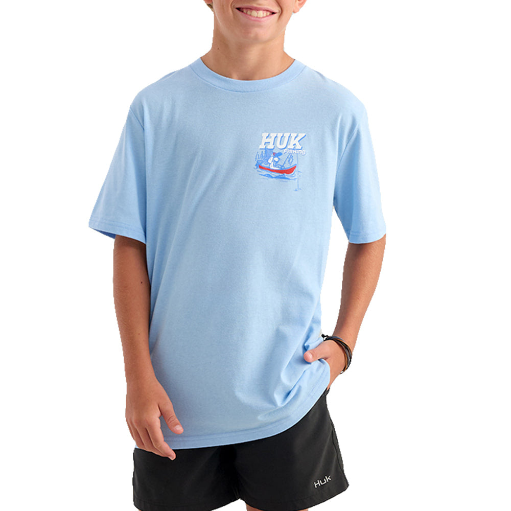 Huk Apparel Huk Kid's Cerulean Fish Adventure Tee