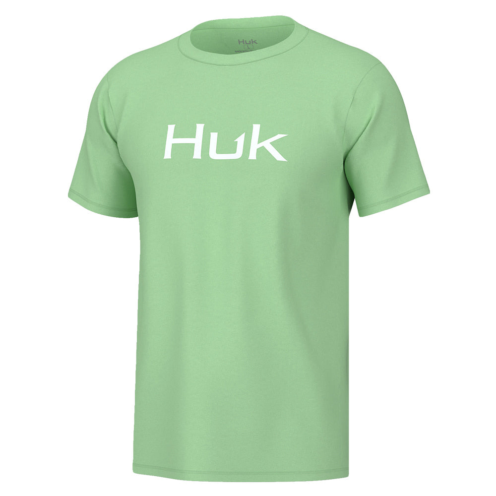 Huk Apparel Huk Logo Patina Green Men's Tee