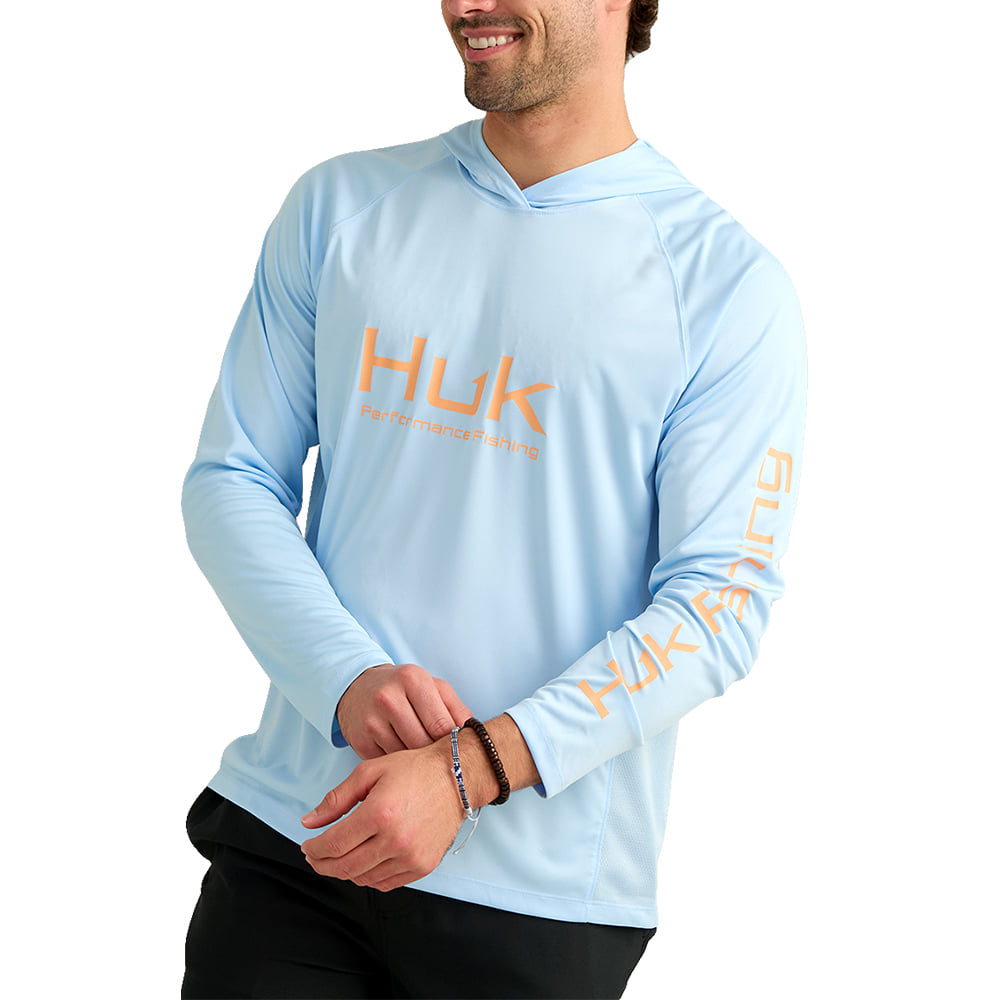 Huk Apparel Huk Men's Pursuit Hoodie in Coastal Drift