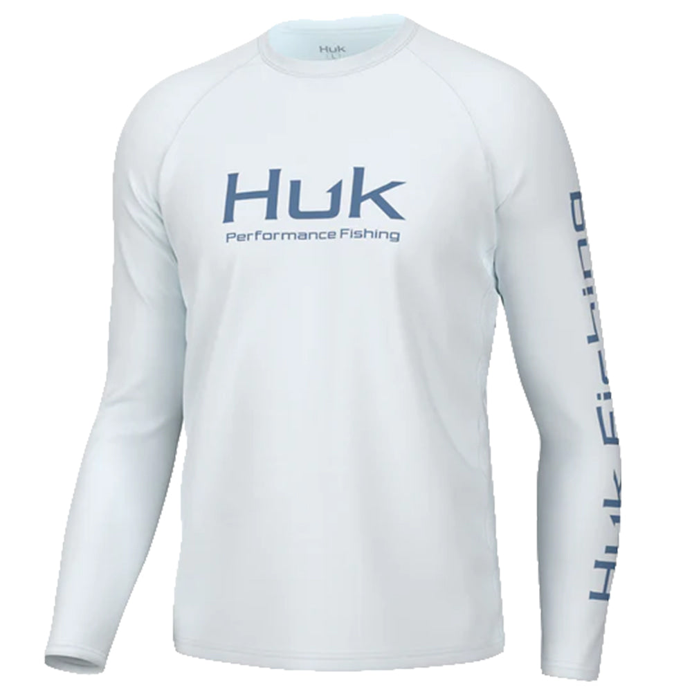 Huk Apparel Huk Vented Pursuit White Long Sleeve Men's Shirt