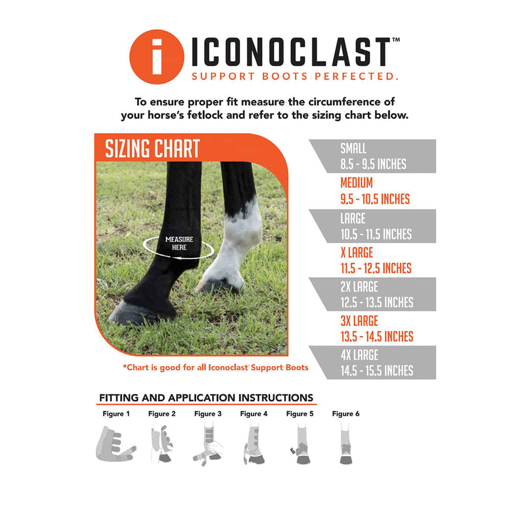 Iconoclast Tack Iconoclast Orthopedic Hind Sport Medicine Boots for Horses