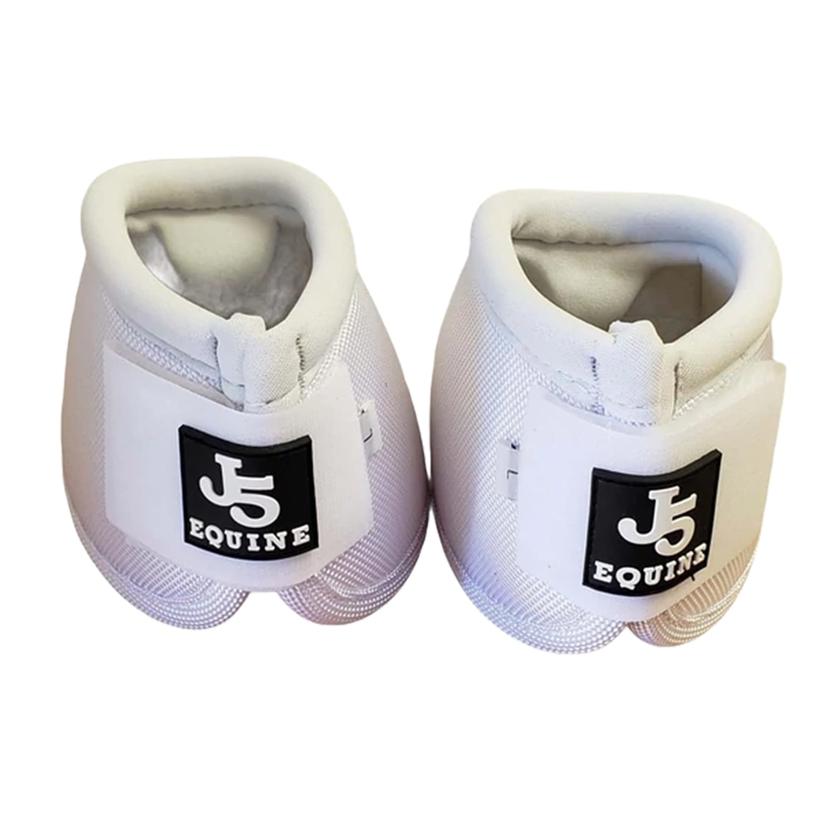 J5 Equine Tack M / White J5 Equine Premium Bell Boots