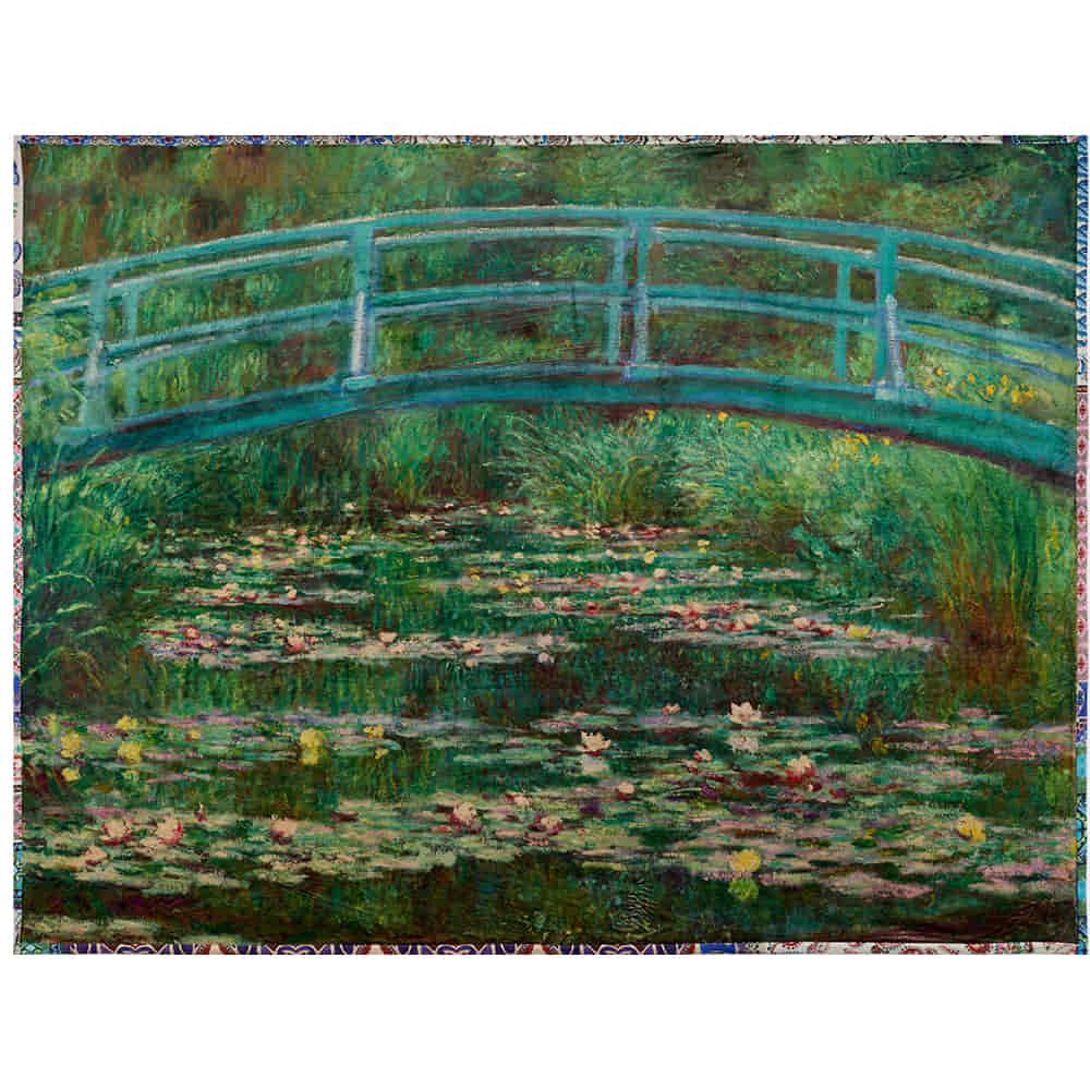 Johnny Was Collection Home Decor TRAVEL BLANKET THE JAPANESE FOOTBRIDGE