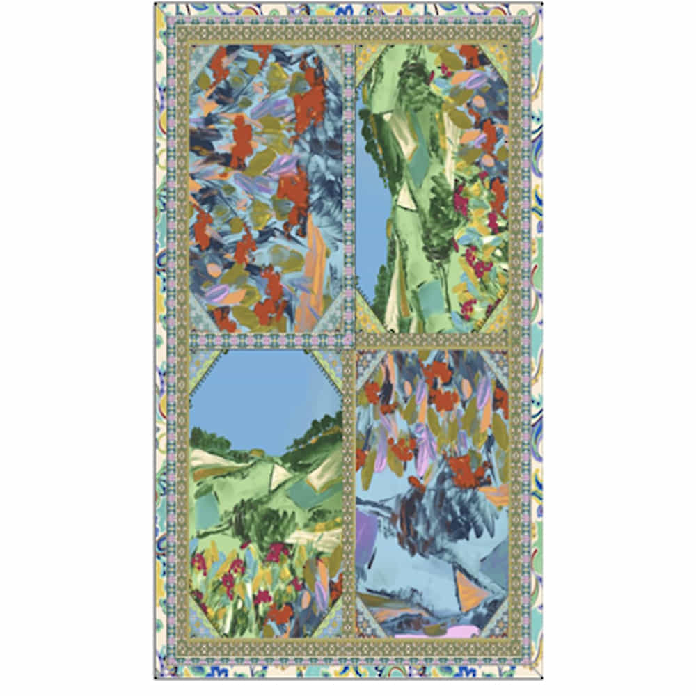 Johnny Was home Decor Johnny Was Torenia Scarf Travel Blanket