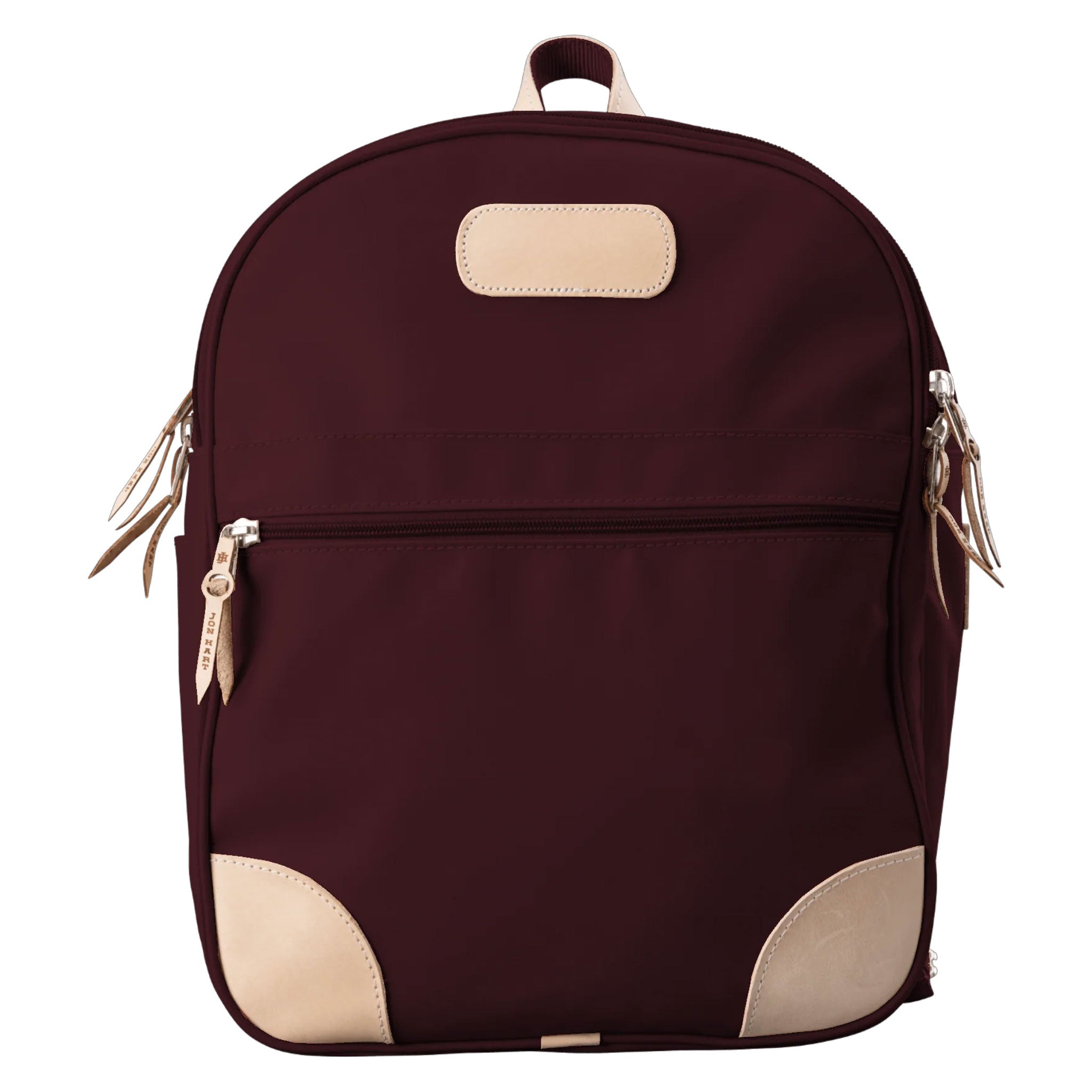 JON HART 6000 BACKPACKS LARGE BACKPACK COATED CANVAS BURGUNDY
