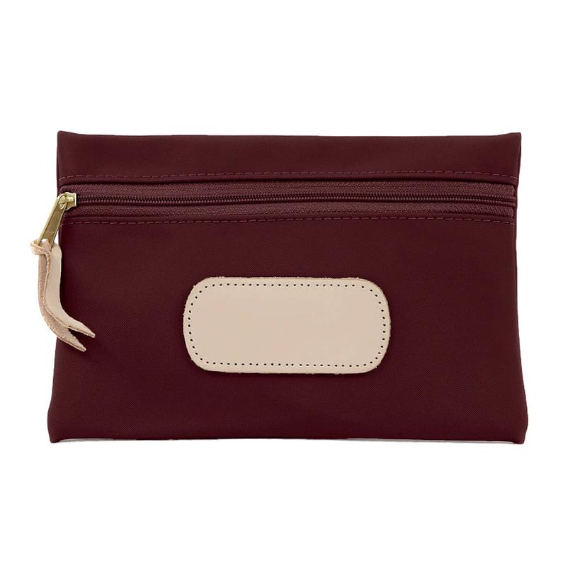 Jon Hart Other Burgundy Jon Hart Pouch Coated Canvas In Burgundy