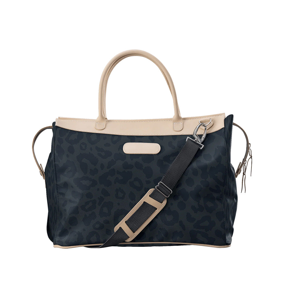 Jon Hart Other Dark Leopard Jon Hart Burleson Bag in Dark Leopard Coated Canvas
