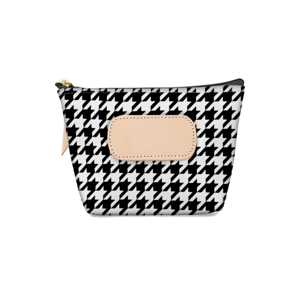 Jon Hart Other Jon Hart Black and White Chico Houndstooth Coated Canvas Bag