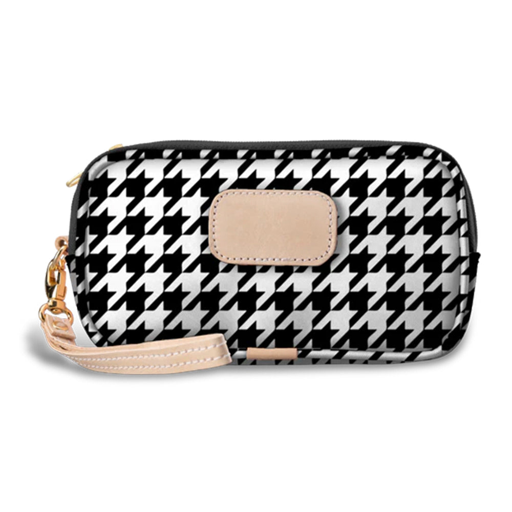 Jon Hart Other Jon Hart Houndstooth Coated Canvas Wristlet
